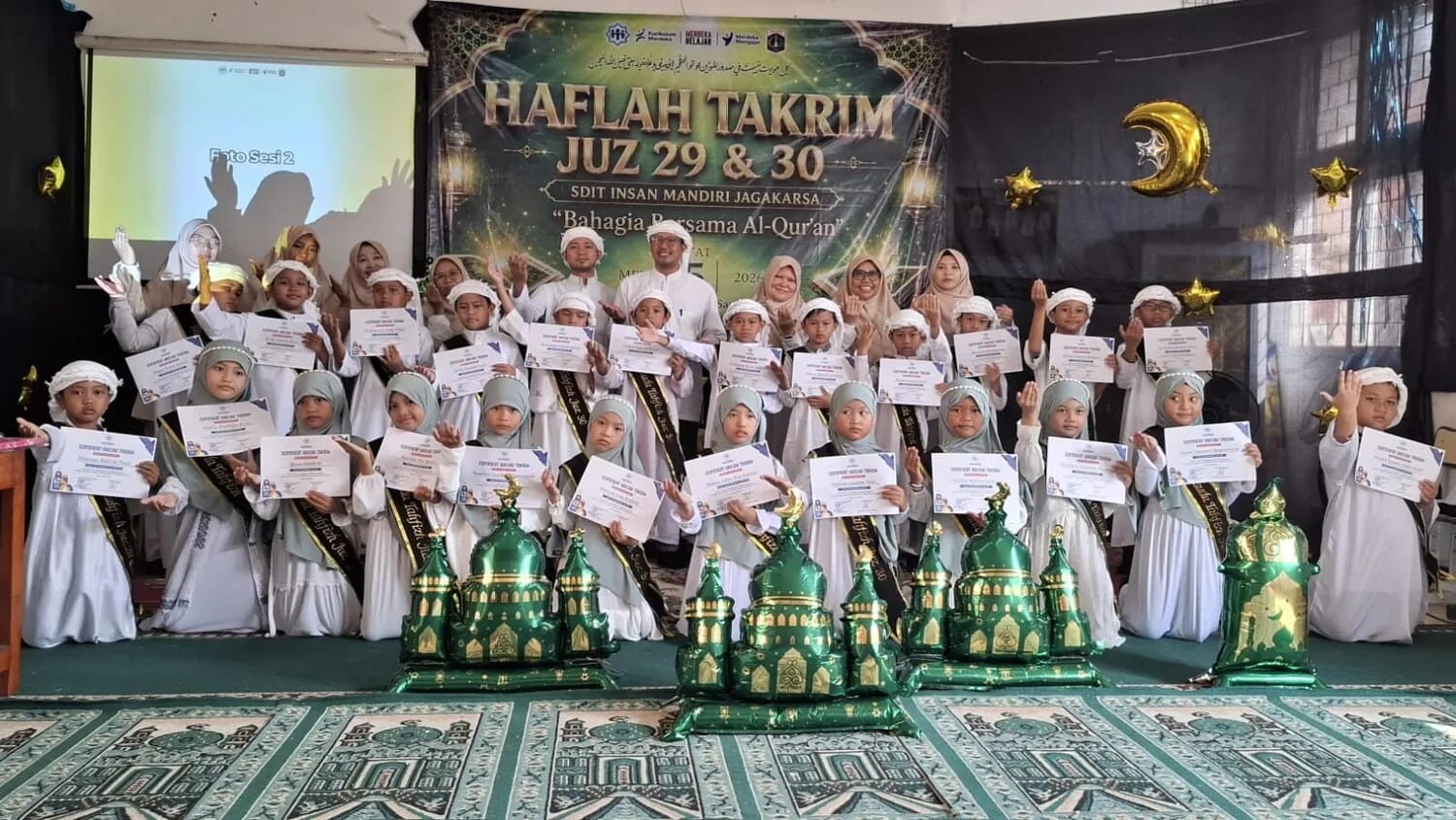 Dokumentasi Haflah Takrim SDIT Insan Mandiri Jagakarsa